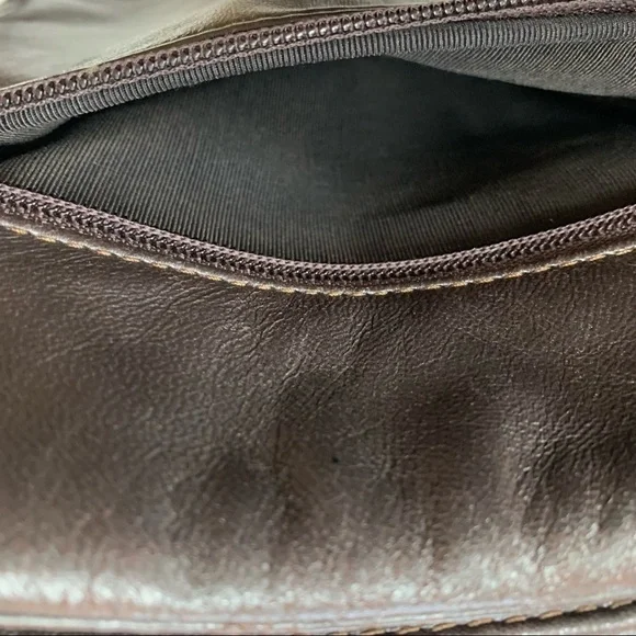 𝅺VINTAGE Colini Handbags Leather Crossbody - Picture 8 of 11